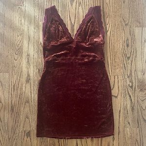 Free people velvet dress